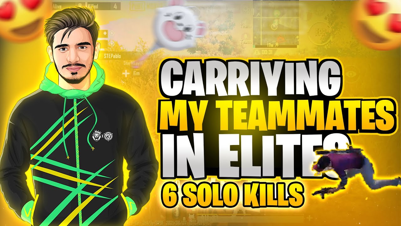 Carrying my Teammates in Elite Competitive Match • Solo 6Kills • ZyroJayyy • PUBG • ZJ111 • Star