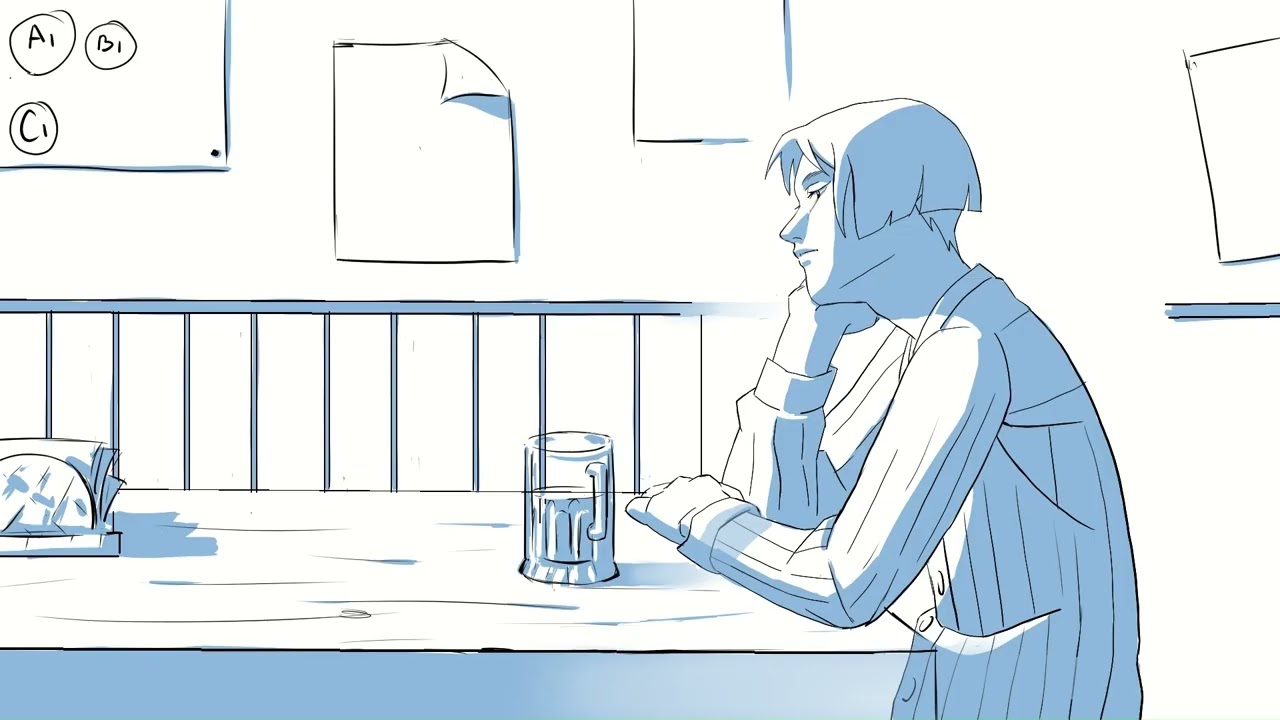 My wife Nao and some dude #animation