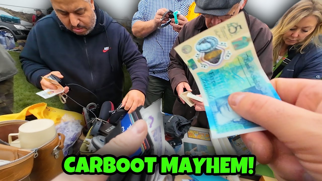 I Was MOBBED Selling At The Boot Sale