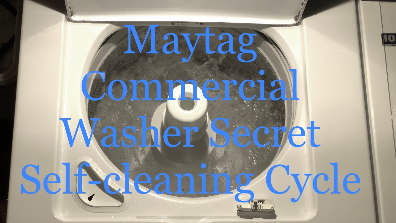 Цикл очистки стиральной машины Maytag Commercial MVWP575GW