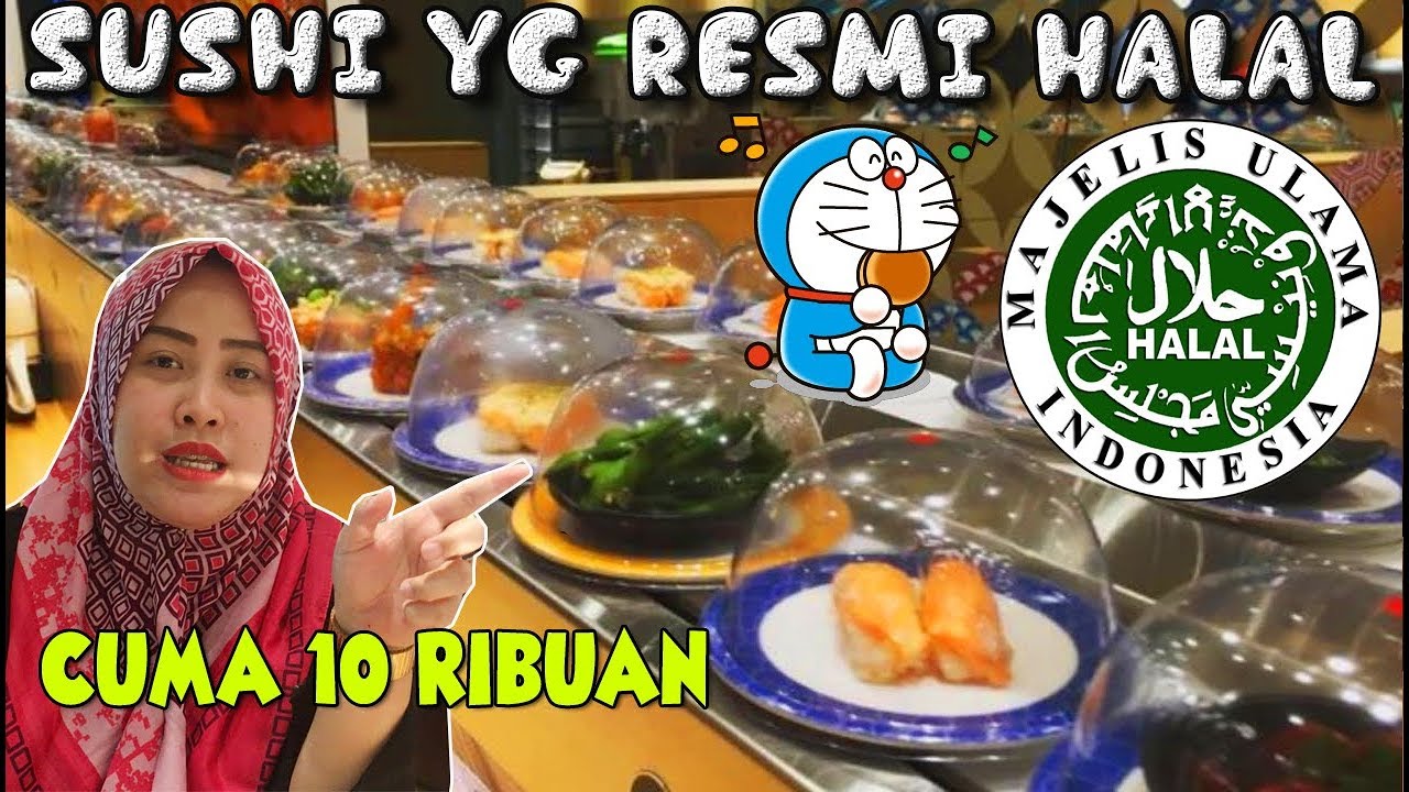 SUSHI YANG HALAL MUI !!! di Tom Sushi Apakah Enak dan Murah ??