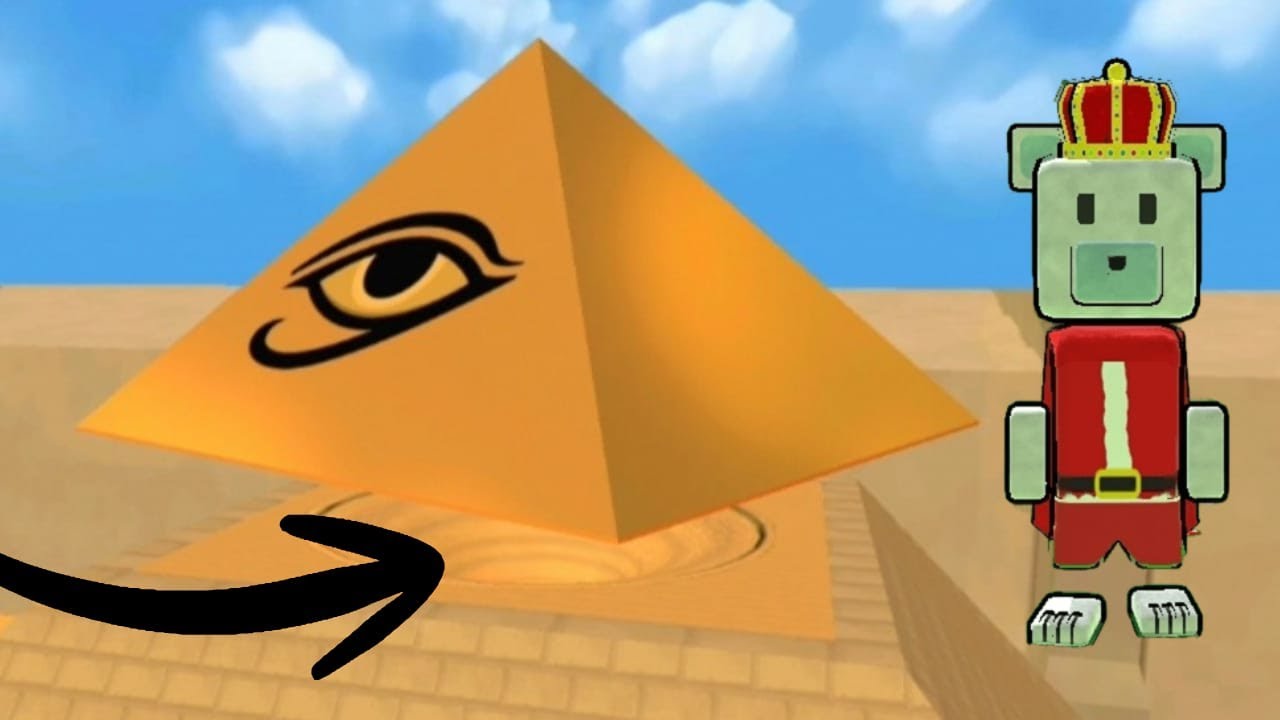 did parkour in the pyramid in super bear adventure😀