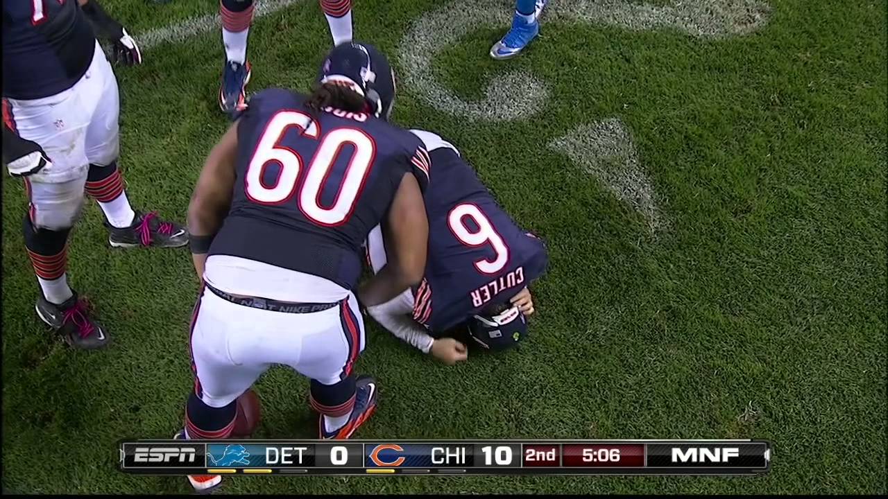 Ndamukong Suh Sacks Jay Cutler 10/22/2012