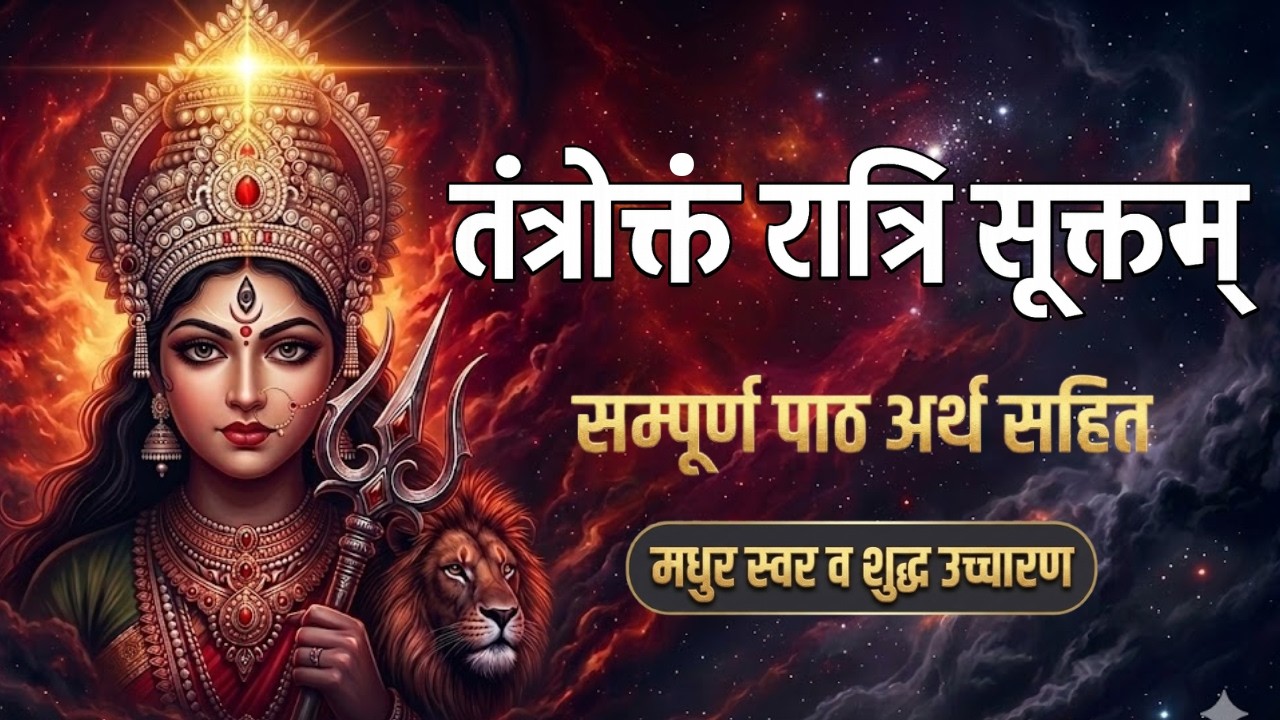 Tantroktam Ratri Suktam - Durga Saptashati(सम्पूर्ण पाठ) | चण्डी पाठ | Part 6/29 | Devi Mahatmya