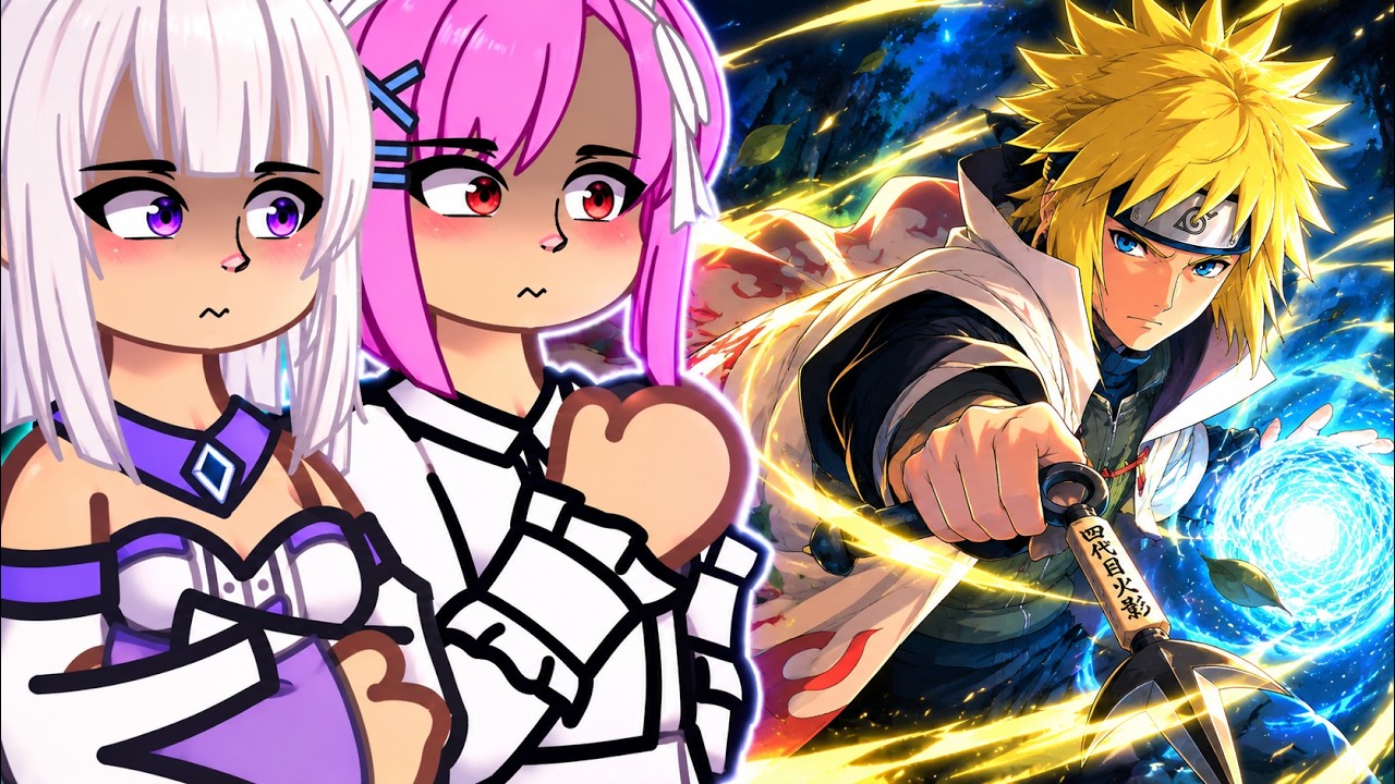 🇺🇸/🇧🇷/ Re:Zero React to Subaru As Minato Namikaze || Gacha React ||