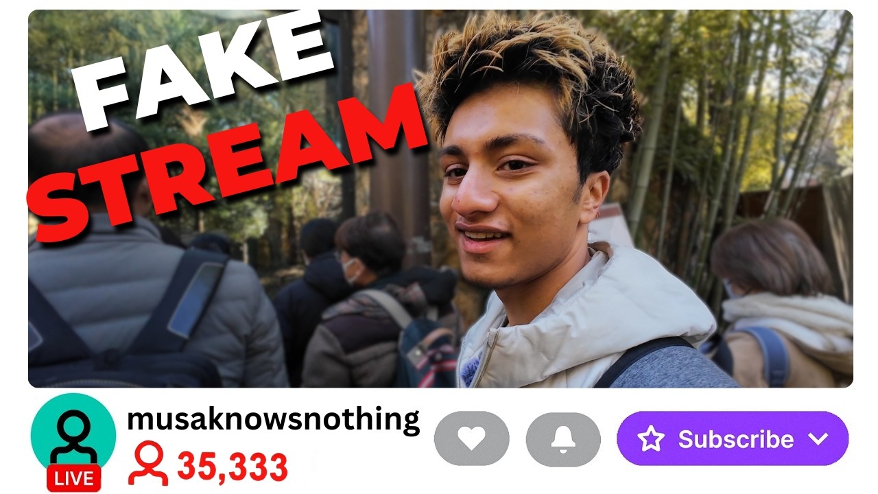 Pretending to be a Famous Livestreamer in TOKYO (They Actually Believed It!)