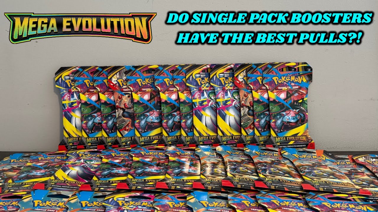 Являются ли бустеры MEGA EVOLUTION Single Pack ЛУЧШИМ ПРОДУКТОМ из этого НОВОГО НАБОРА ПОКЕМОНОВ?!