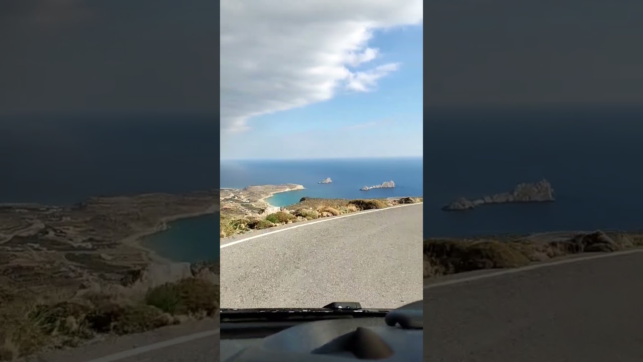 Serpentinen zu Ziros Ostk&uuml;ste von Kreta