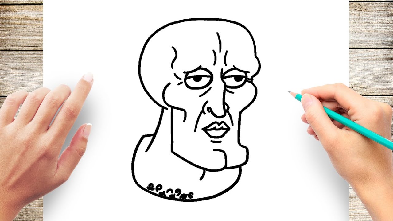 How to Draw Handsome Squidward