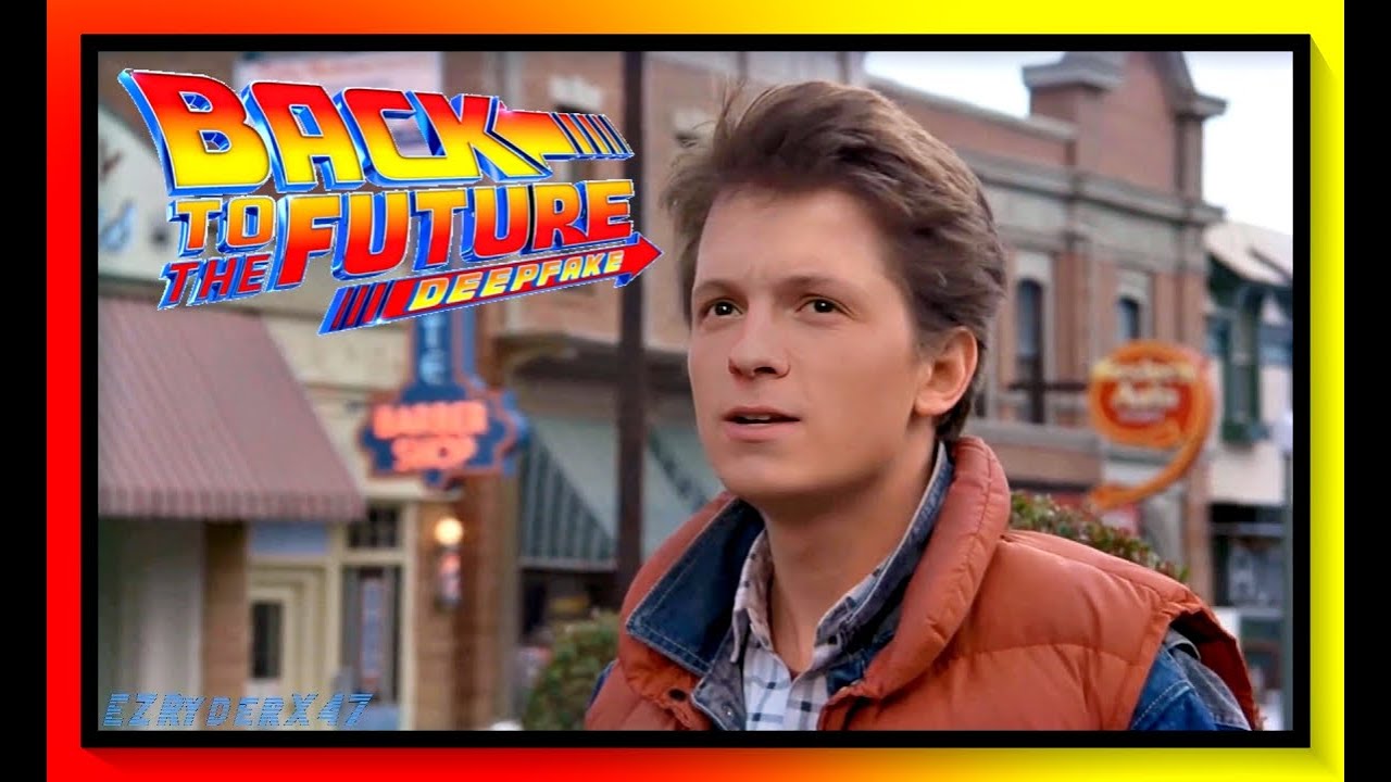 Tom Holland as Marty Mcfly - Back to the future [ deepfake ]