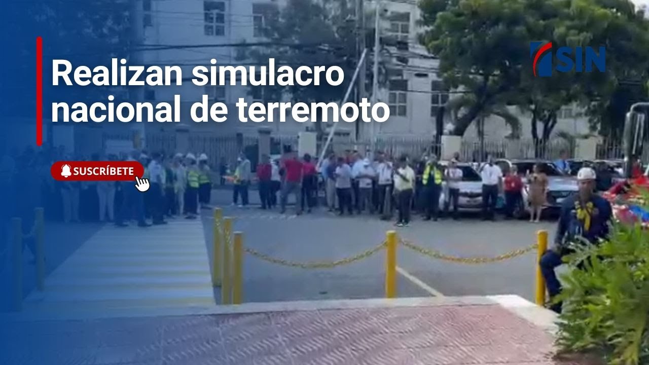 Realizan simulacro nacional de terremoto