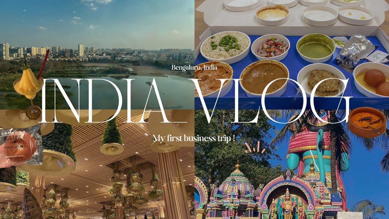 India Vlog | 2日間の弾丸インド出張 | バンガロール、お寺、お土産探し