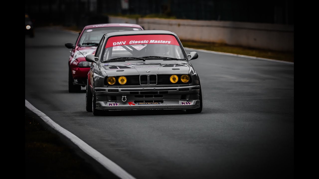 Aufholjagd + heftiger Crash | BMW E30 4.0l V8 @ Zolder | DMV Classic Masters