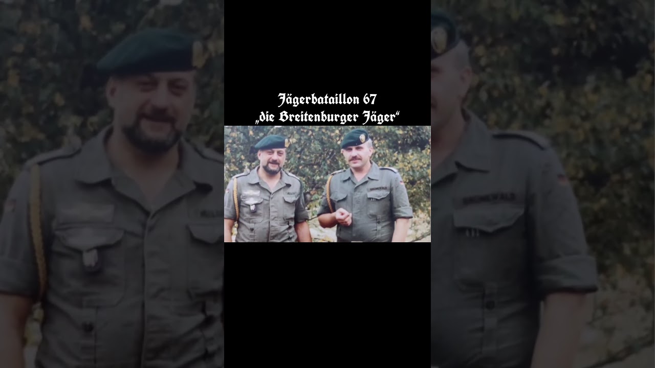 In Erinnerung an das J&auml;gerbataillon 67 - die Breitenburger J&auml;ger -