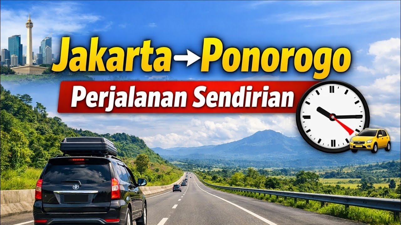 Jakarta ke Ponorogo Lewat Selatan Jawa | Perjalanan Panjang Tanpa Tergesa (POV)