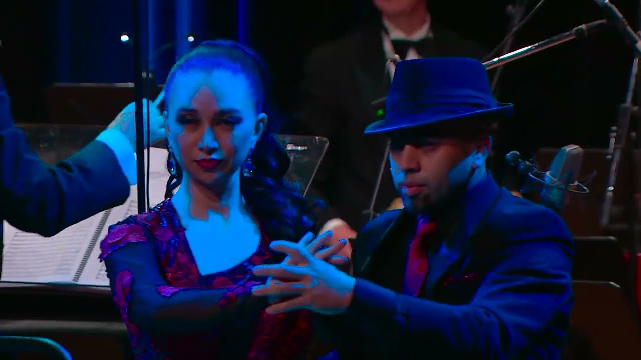 Two South American Tangos. Ontario Pops Orchestra. Tango dancers Daniel Guajardo & Ana Giuliano.