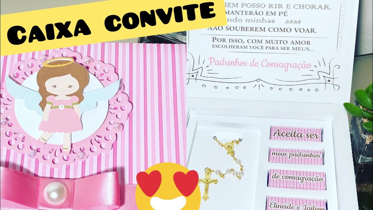 CAIXA PADRINHO BATIZADO #batizado #lembrancinhabatizado