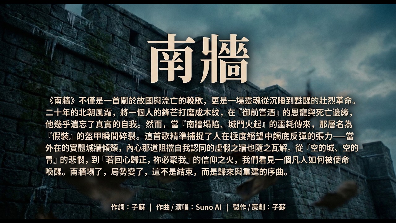 南牆｜二十年北朝風霜，一朝城破的靈魂覺醒