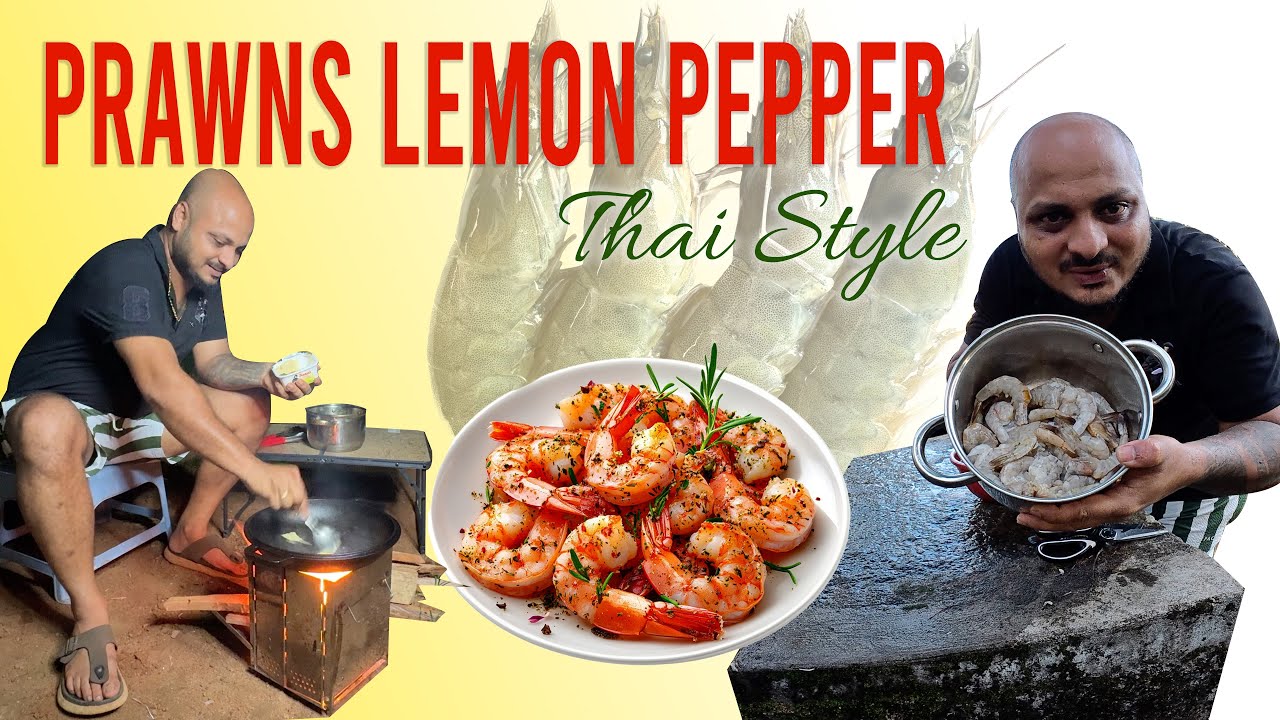 Prawns da posa recipe 😎 | Wood fire Cooking