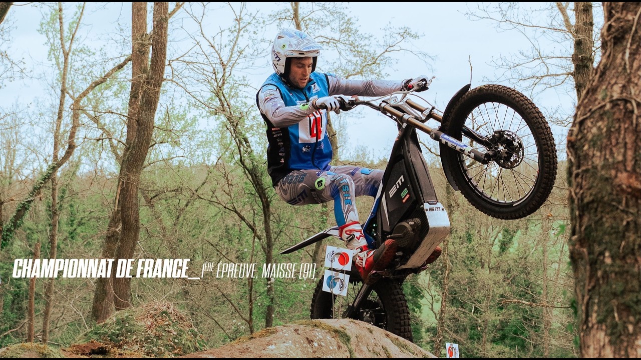Jitsie | Wewnątrz sekcji podczas pierwszej rundy francuskich mistrzostw trialowych w Maisse 🇫🇷