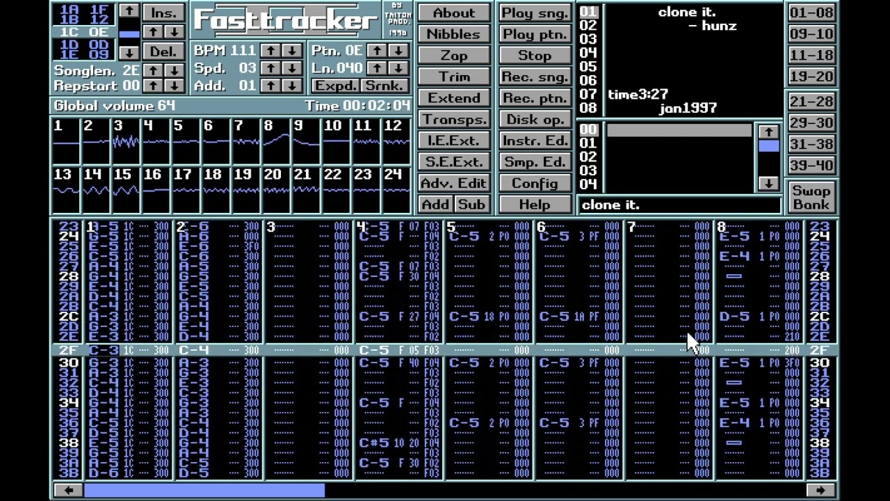 clone it by hunz (FastTracker 2)