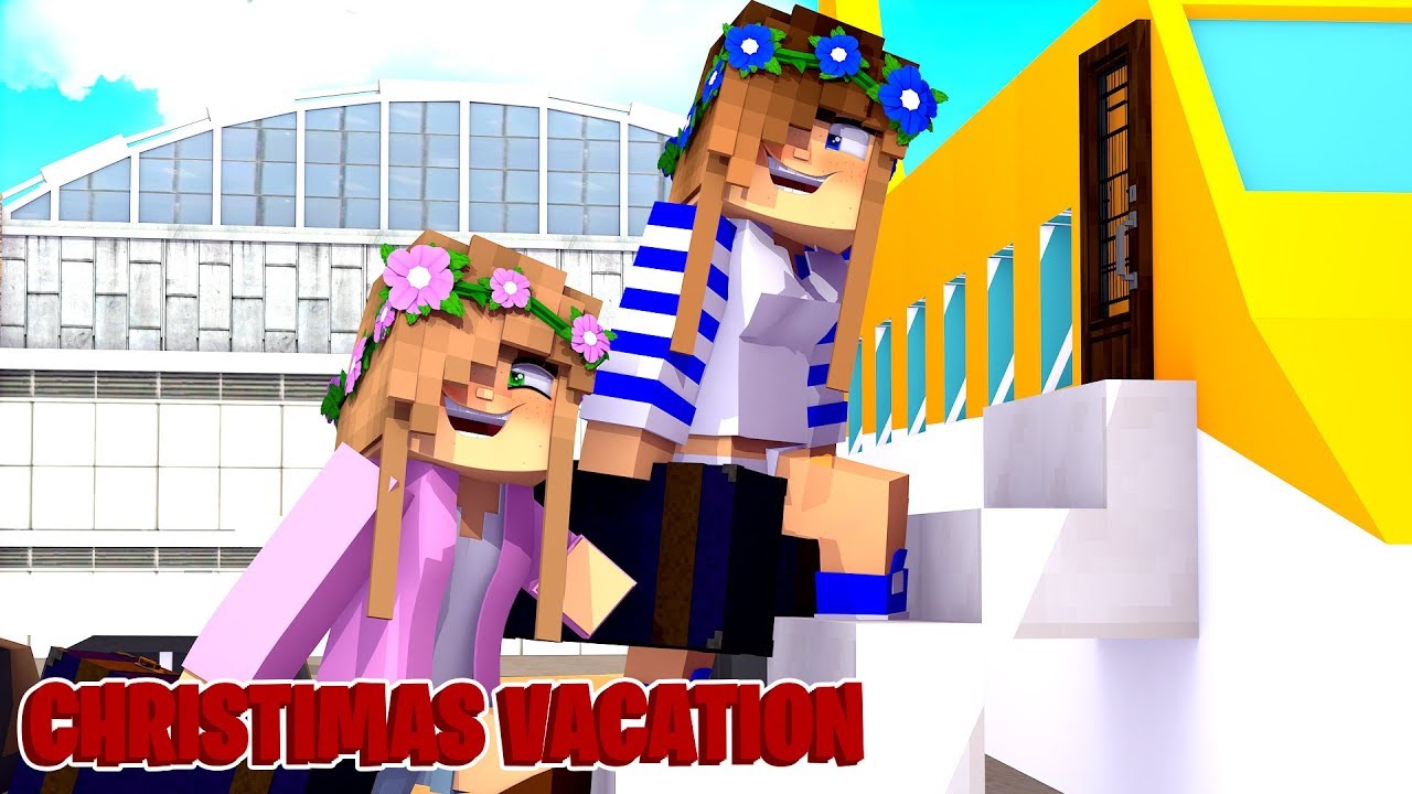 Minecraft ROYAL FAMILY: Little Carly's and Little Kelly's Christmas Vacation (Roleplay).