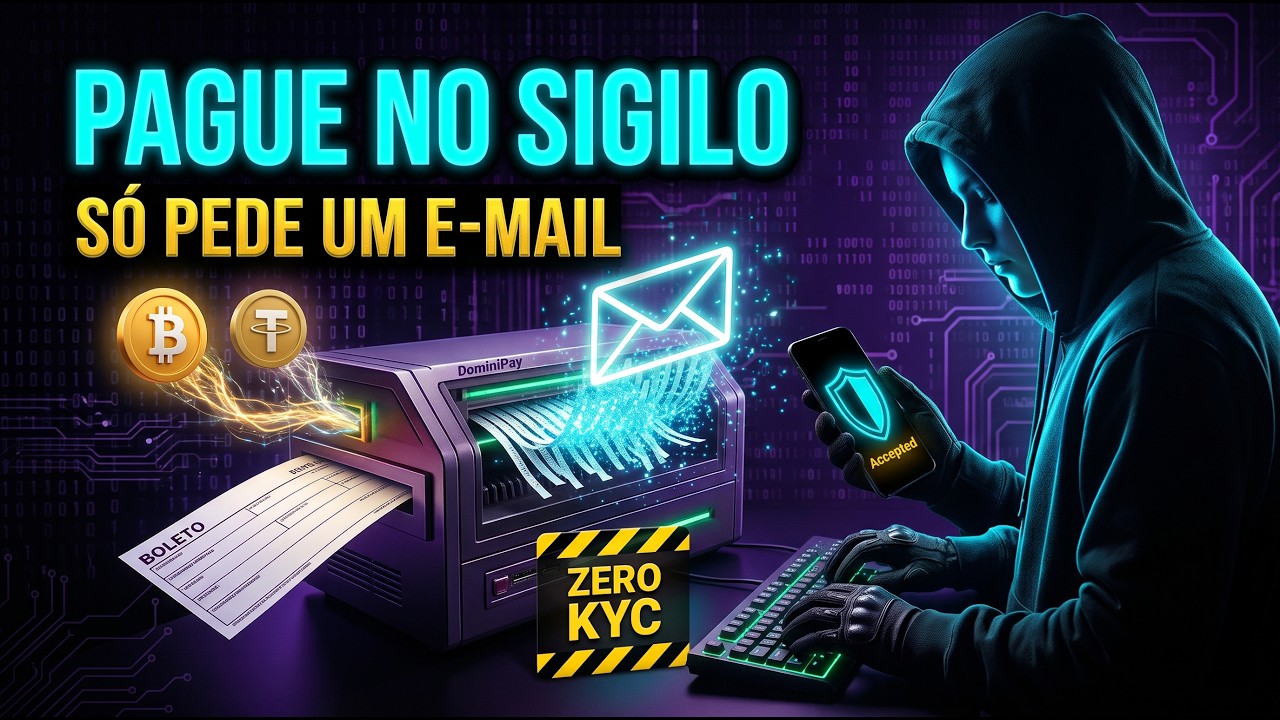 Como Pagar Boletos com Cripto Sem KYC (Voc&ecirc; S&oacute; Precisa de um E-mail).