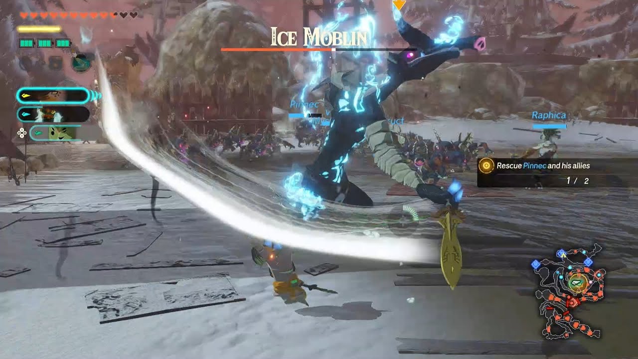 Calamo vs. an Ice Moblin - fight & flurry!!    #AgeOfImprisonment 