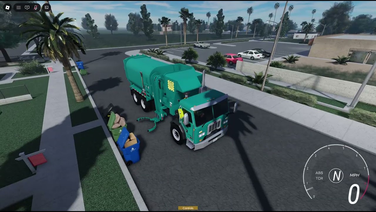 Peterbilt CNG amrep on yard waste