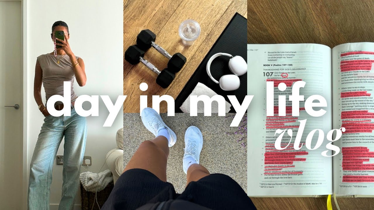 Day in my life as a Christian girl 🎀✝️ Working out, eating healthy, bible study & Peppermayo try on 