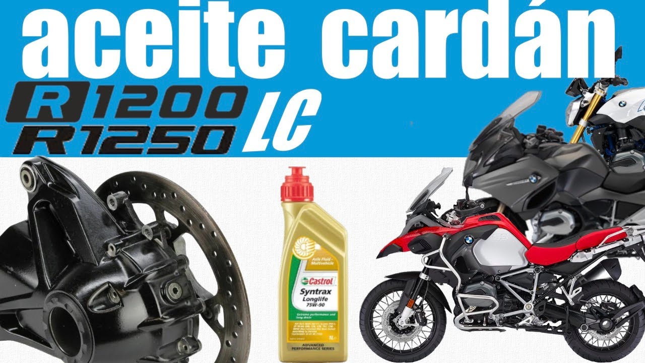 Cambio aceite del cardan grupo final BMW R 1200 / 1250 LC GS RT R RS Adventure
