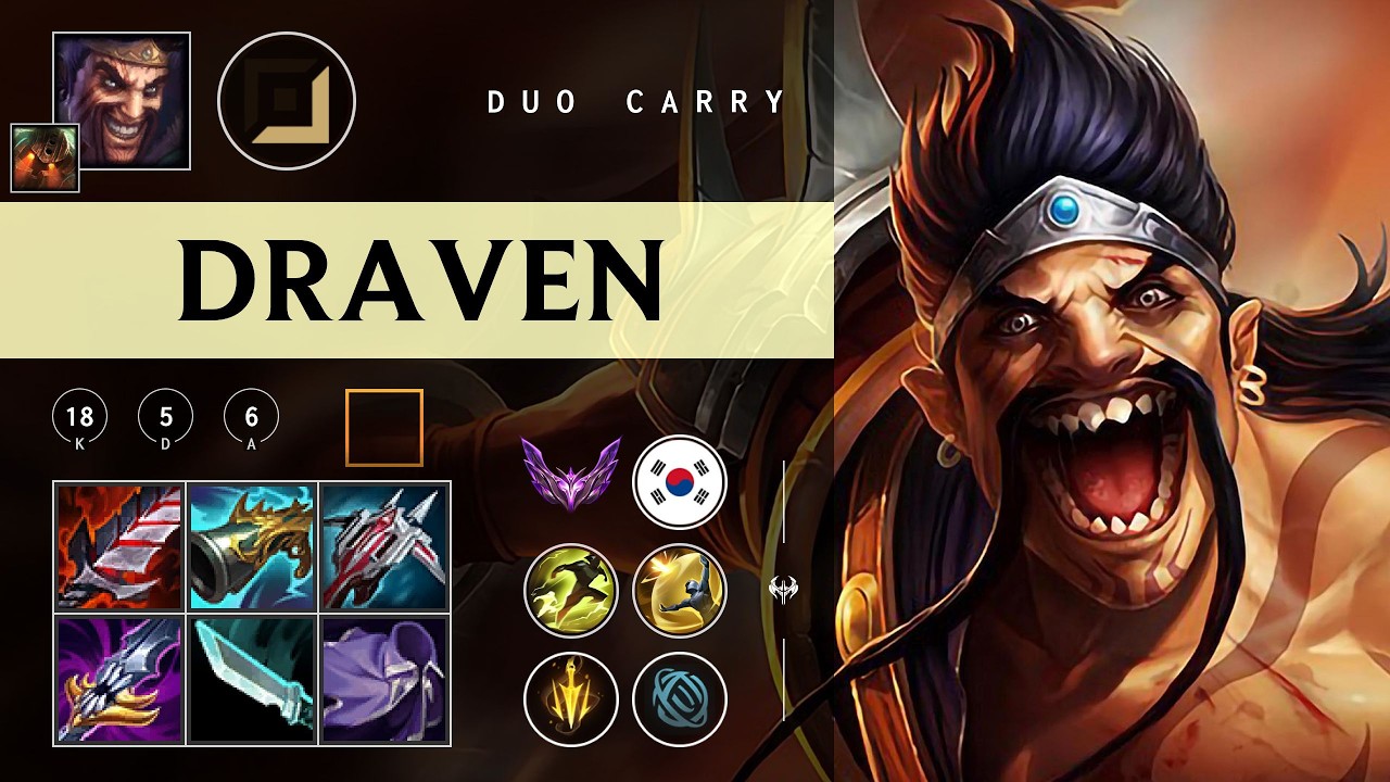 Draven ADC vs Sivir - KR Master Patch 26.03