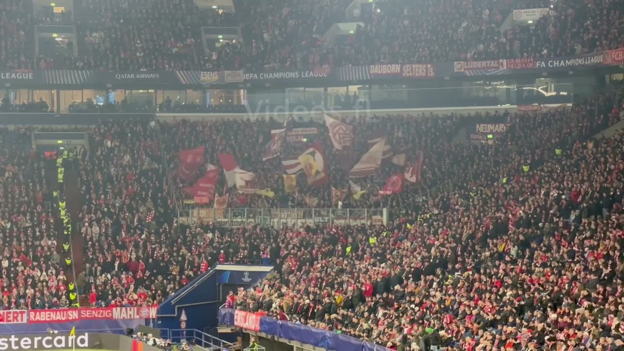 [1-5 ] Schachtar Donezk - FC Bayern München, 10.12.2024, Support der Bayern in der CL Gruppenphase