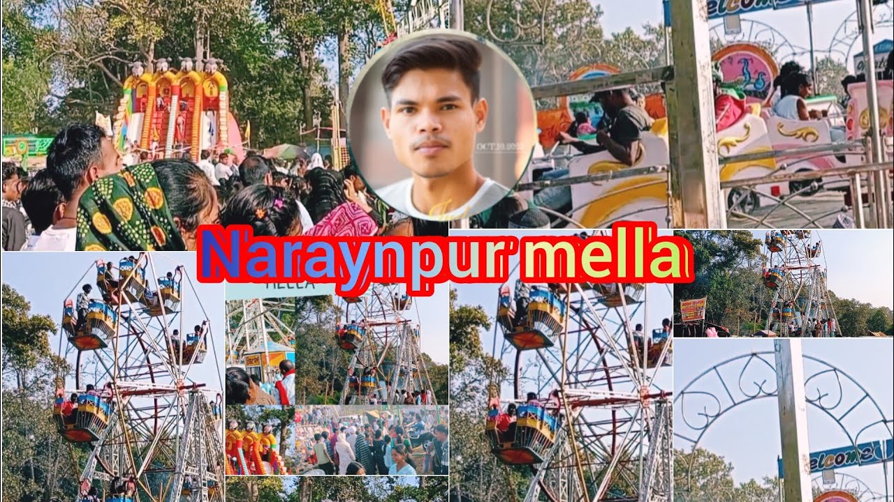 #Naraynpur jatra #mella second day#bhari sankhiya me log aye huve che🌺🌺💐💐#you tub 