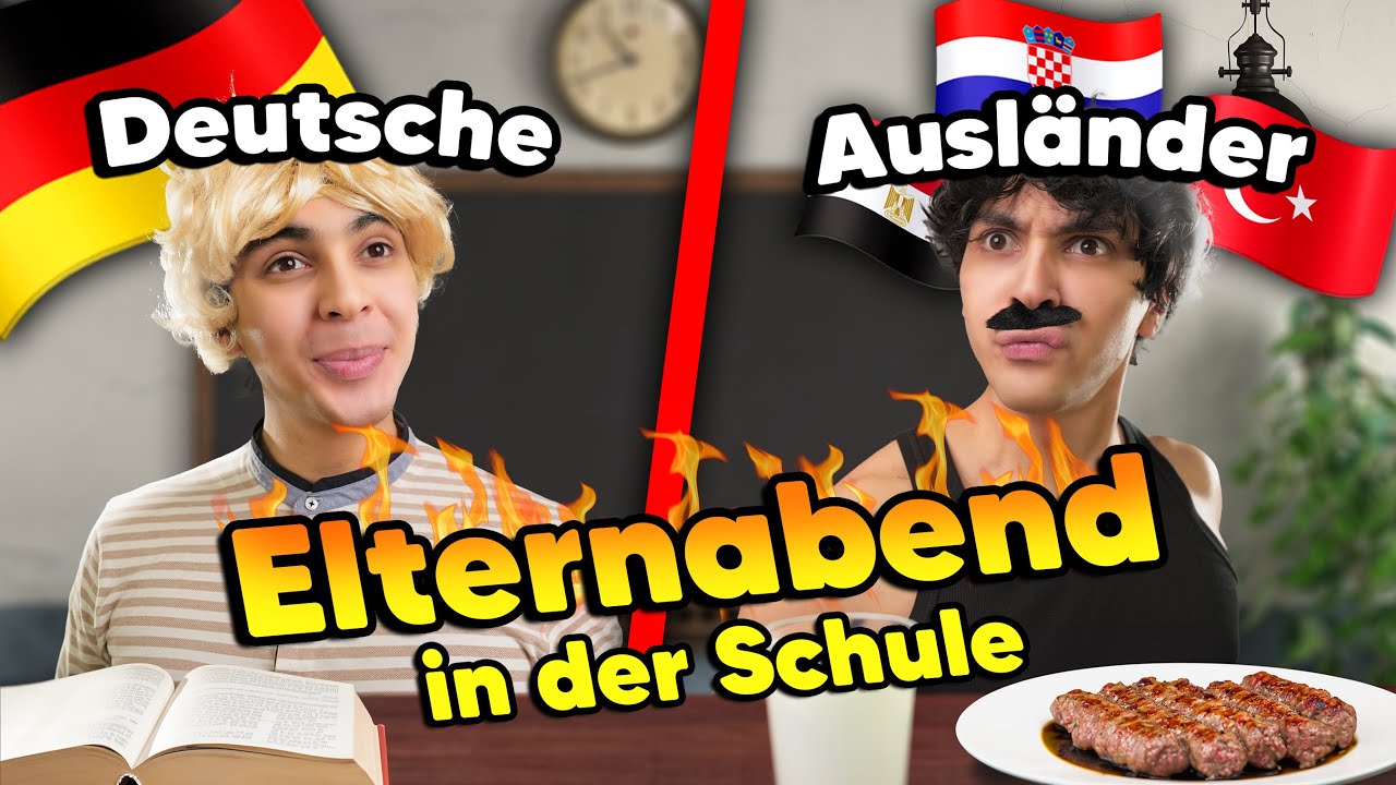Deutsche vs Ausl&auml;nder beim Elternabend 😳😂 |  Mohi__07