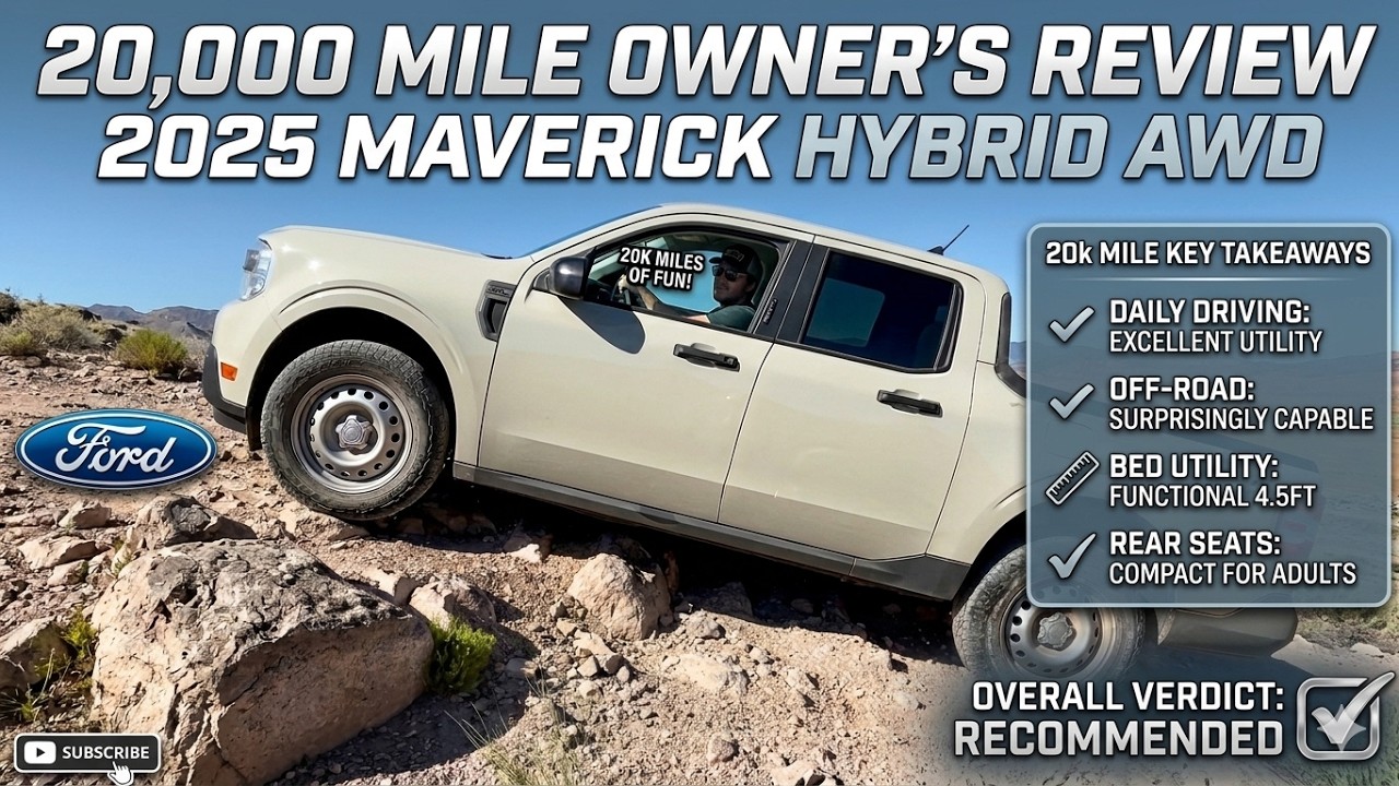 20,000 Mile Review of the 2025 Ford Maverick AWD Hybrid
