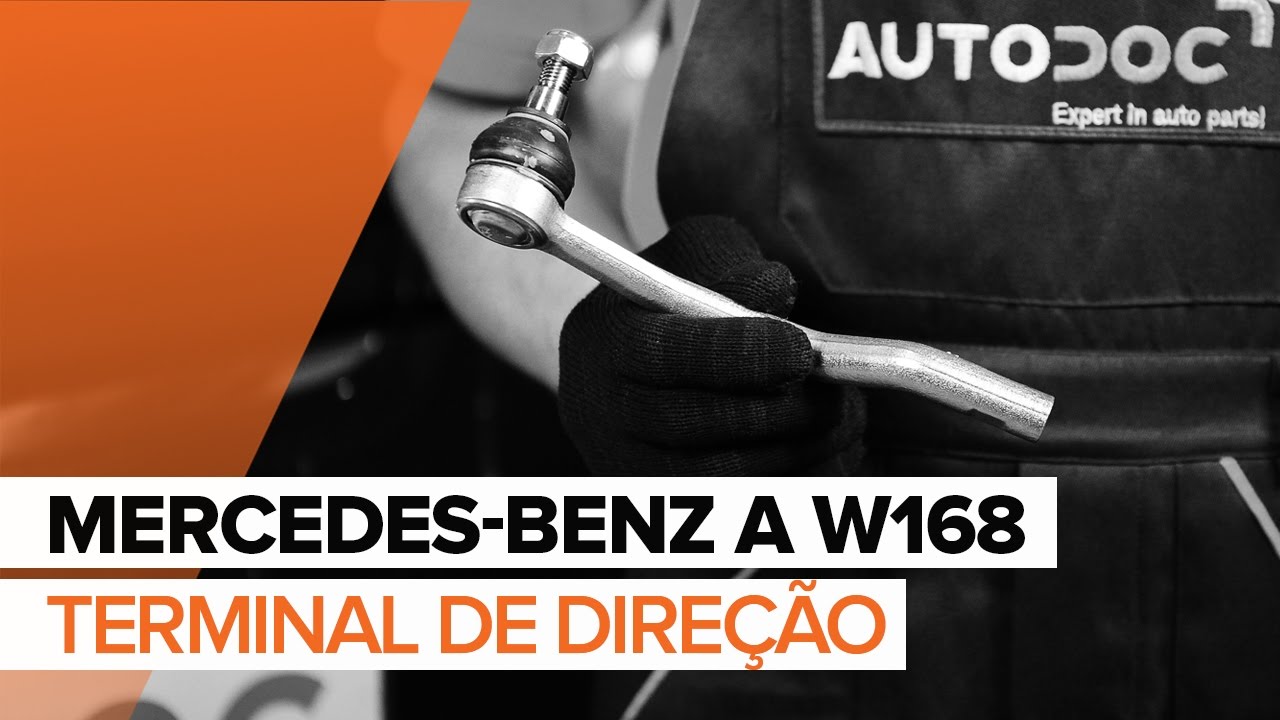Como substituir um terminal de direção no MERCEDES-BENZ A W168 [TUTORIAL]