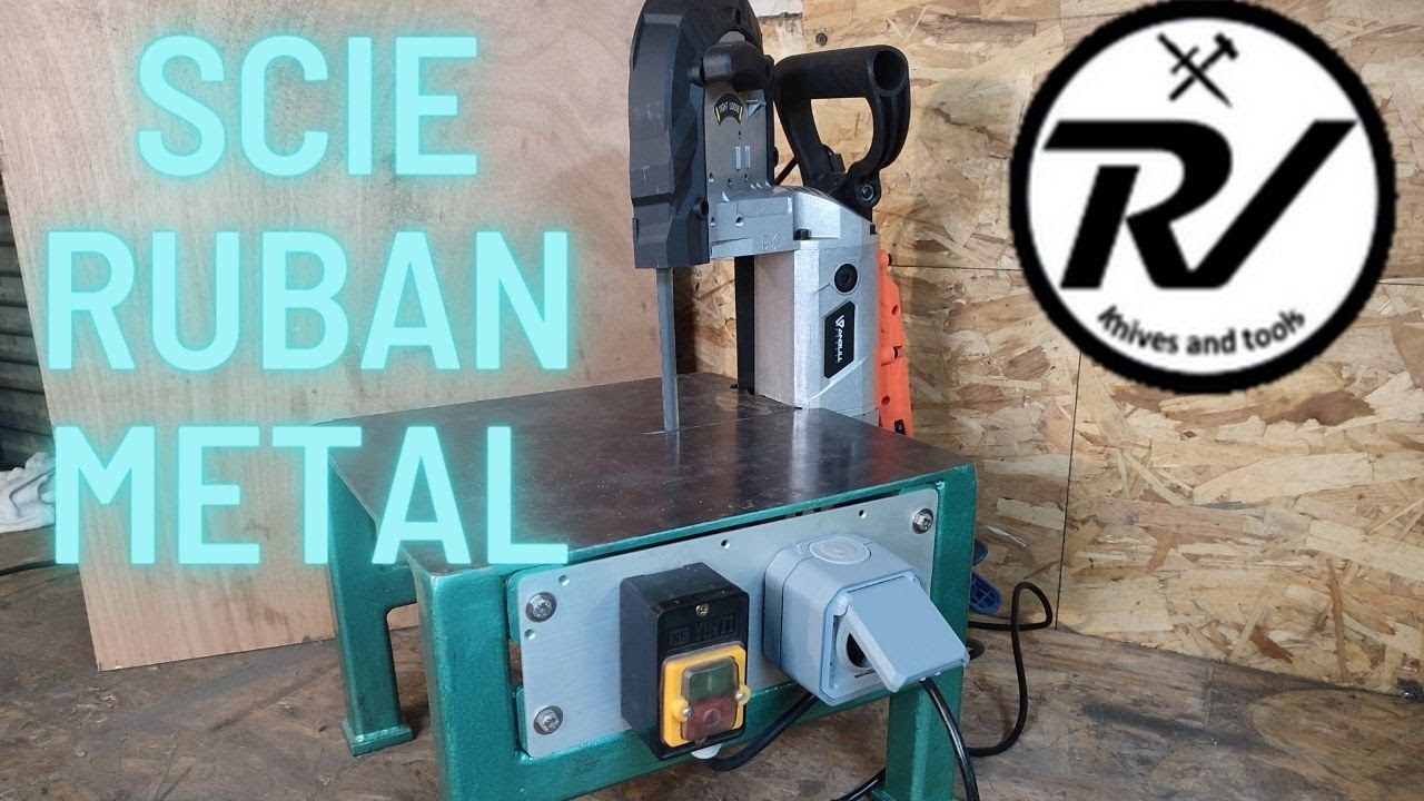 JE FABRIQUE UNE SCIE A RUBAN POUR LE METAL