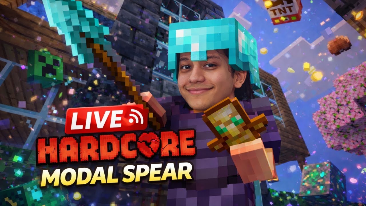 BERUSAHA TIDAK MATI HARDCORE, BANG KAPAN LIVE MINECRAFT