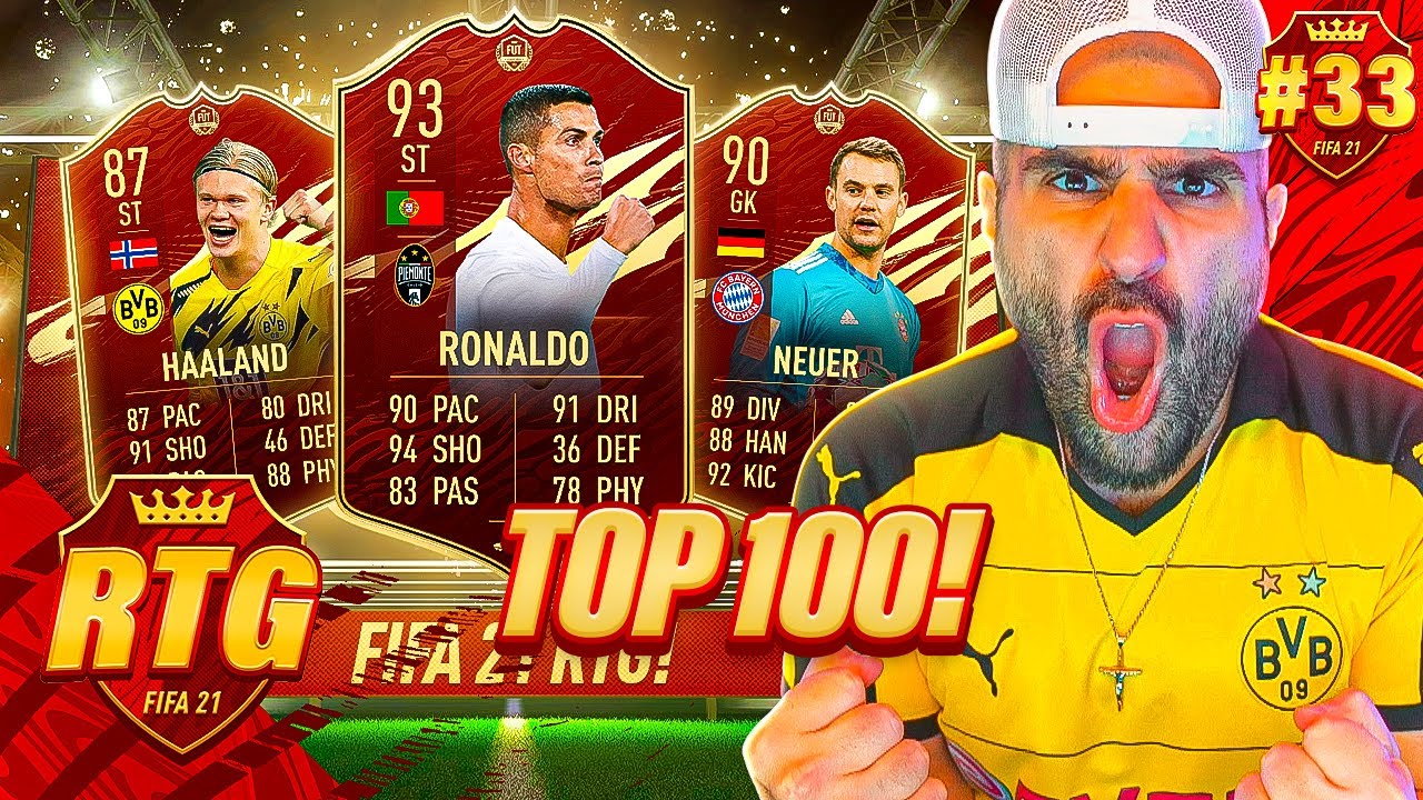 RED CRISTIANO RONALDO PLEASE!! INSANE RTG & TOP 100 REWARDS! FIFA 21 RTG #33