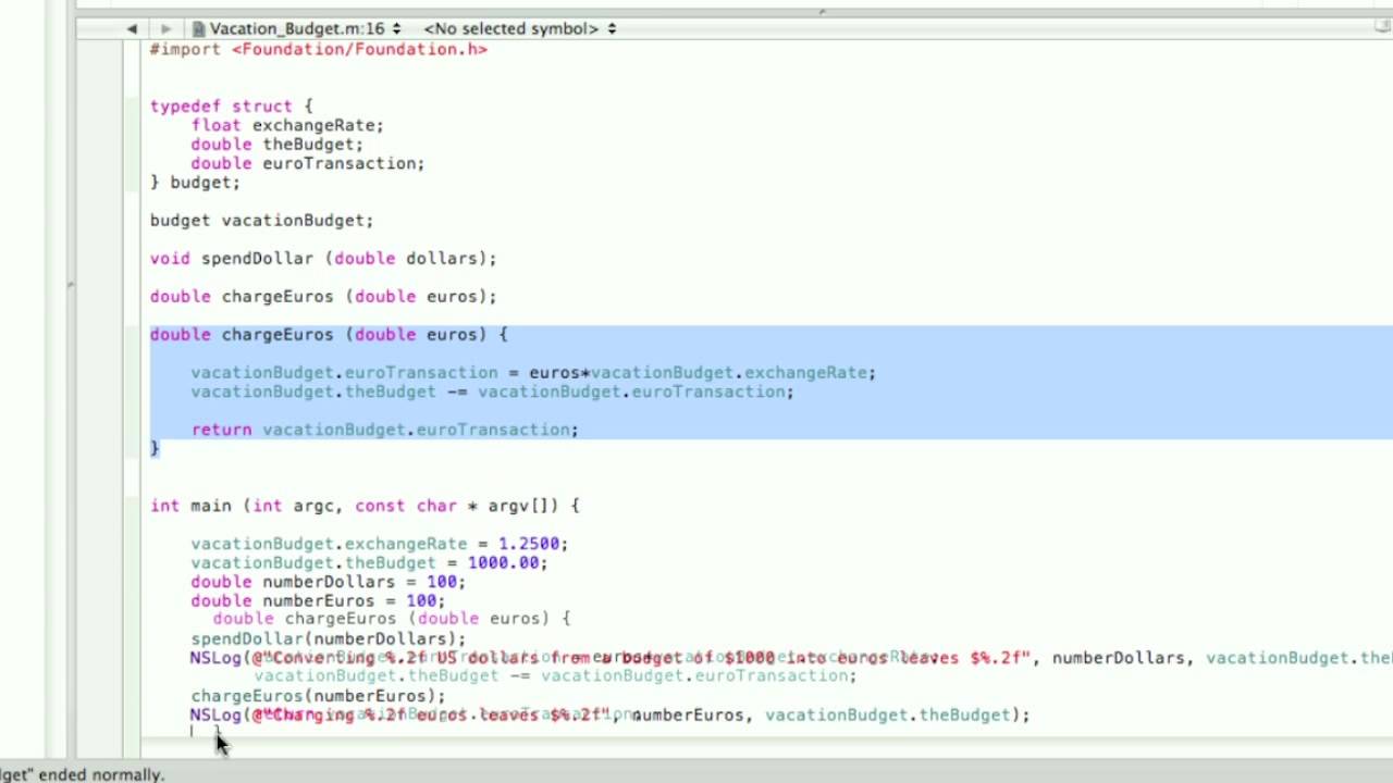 Objective-C Tutorial - Lesson 12: Function Prototypes