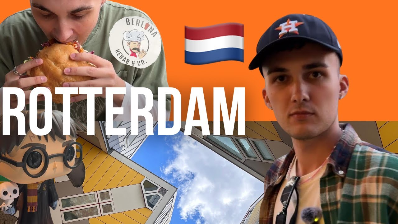 ROTTERDAM VLOG - Foodspots, Fashion, Burger Ranking, Kubus-Häuser,...  - @vizzyvuk