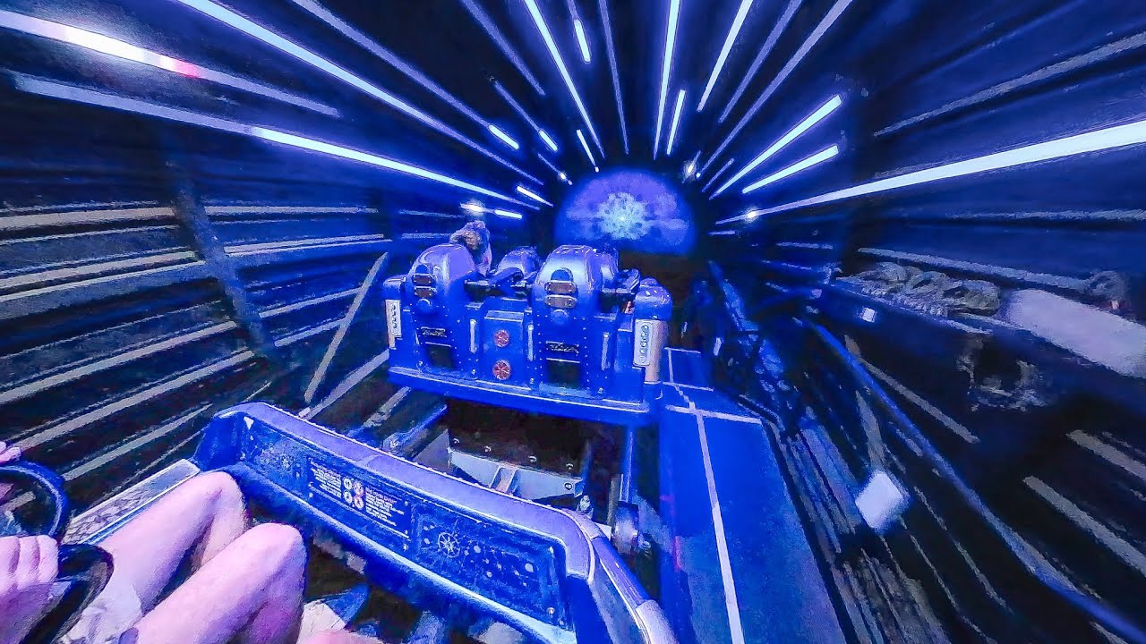 [4K] HyperSpace Mountain - Back Seat Ride POV - Disneyland Paris