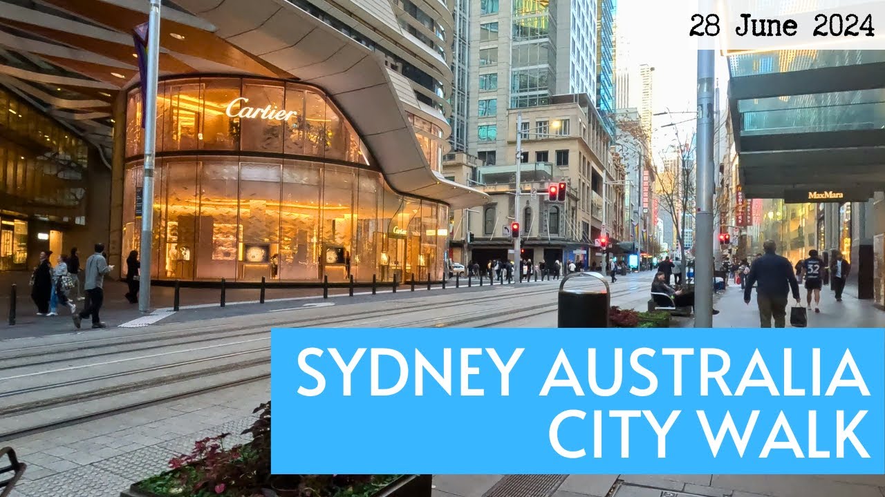 Sydney, Australia Winter City Walks - 28 June 2024 | #walkingtour
