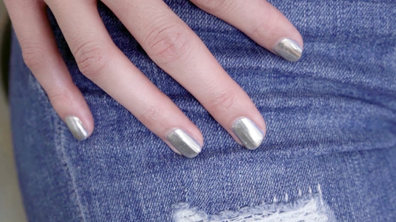 Chrome (Mirror) Nails einfach selbst lackieren | JUNE