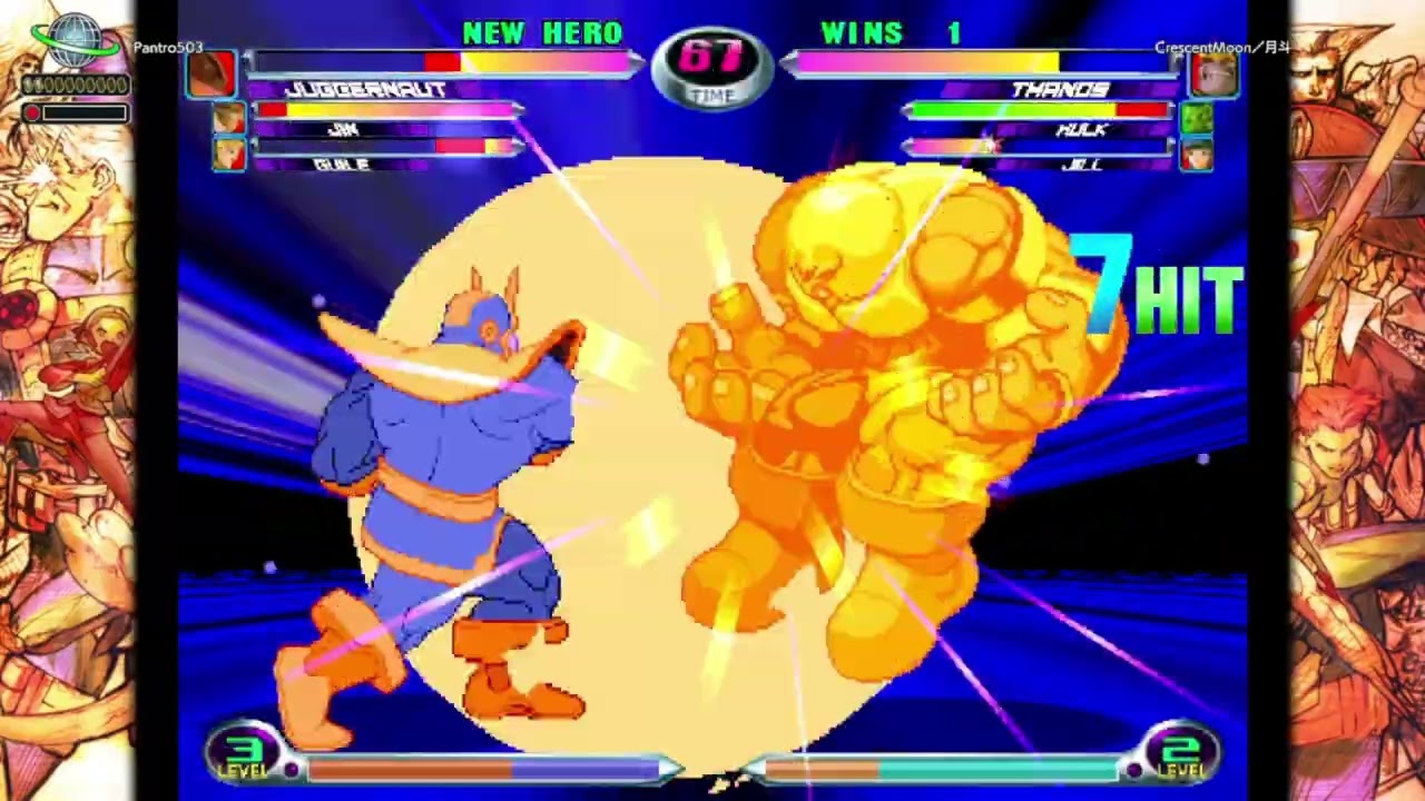 [Marvel vs Capcom 2]マブカプ２Steam対戦70[mvc2]