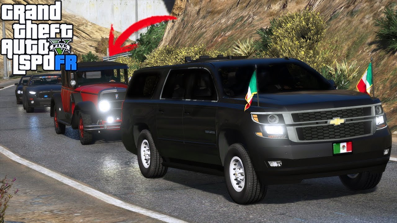 GTA 5|LSPDRF #223|SERVICIO SECRETO de MÉXICO - TRANSPORTANDO A MICHEL|EdgarFtw