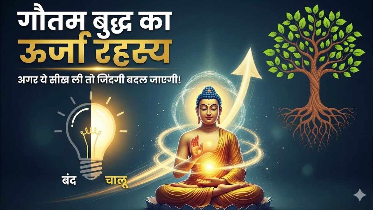 अगर ये सीख ली तो जिंदगी बदल जाएगी! गौतम बुद्ध का ऊर्जा बचाने का रहस्य#motivation #inspiration 