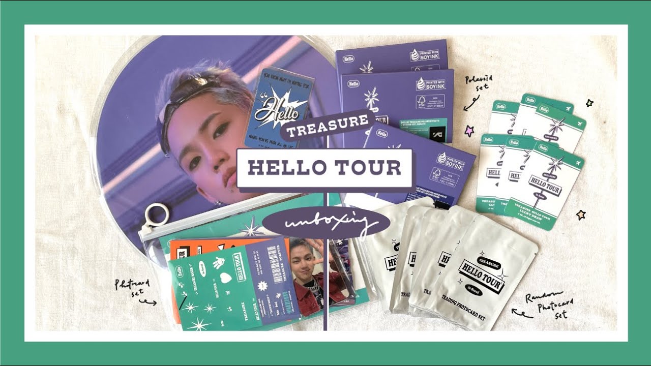TREASURE︙HELLO ソウルコン グッズ開封🎵 グッズを買う手だけはなぜか止まらないオタク😇 | Teumelog 트메로그
