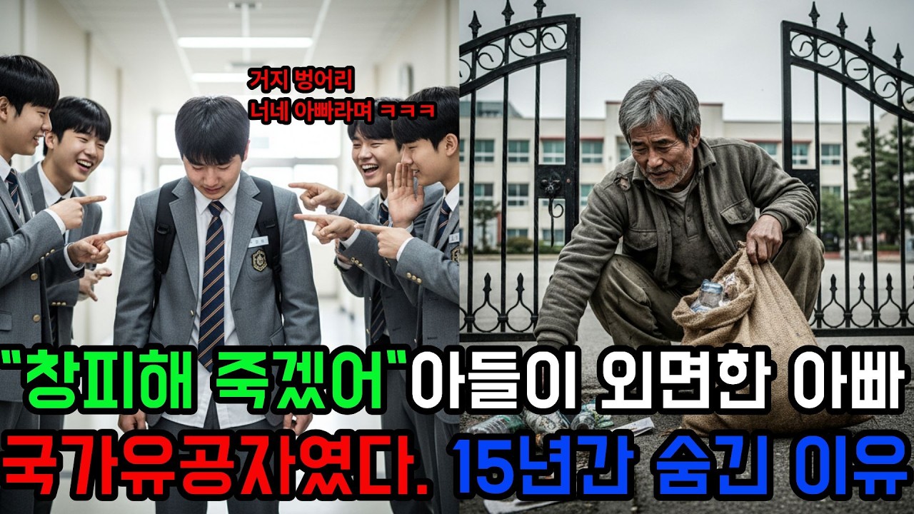쓰레기 줍는 '벙어리' 아버지가 매일 밤 눈물로 닦던 낡은 훈장의 정체 | 15년간 숨겨온 영웅의 진실